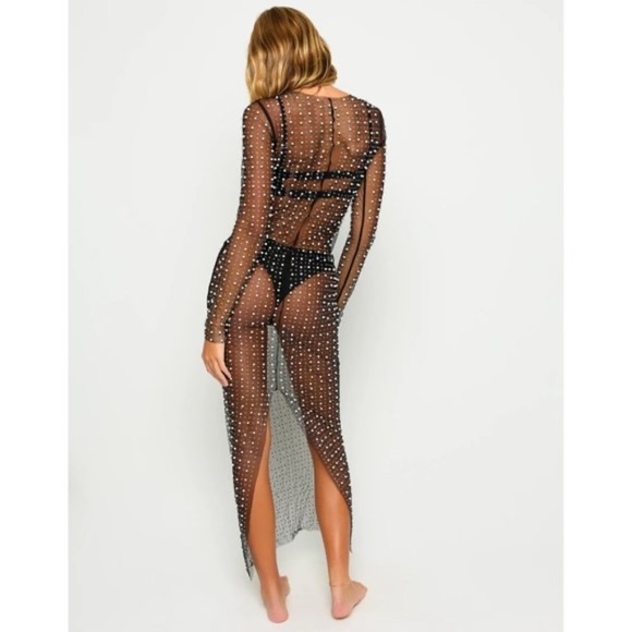 NWT  Champagne Nights Dress black size Medium - Picture 8 of 11